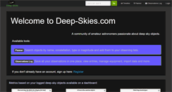 Desktop Screenshot of deep-skies.com